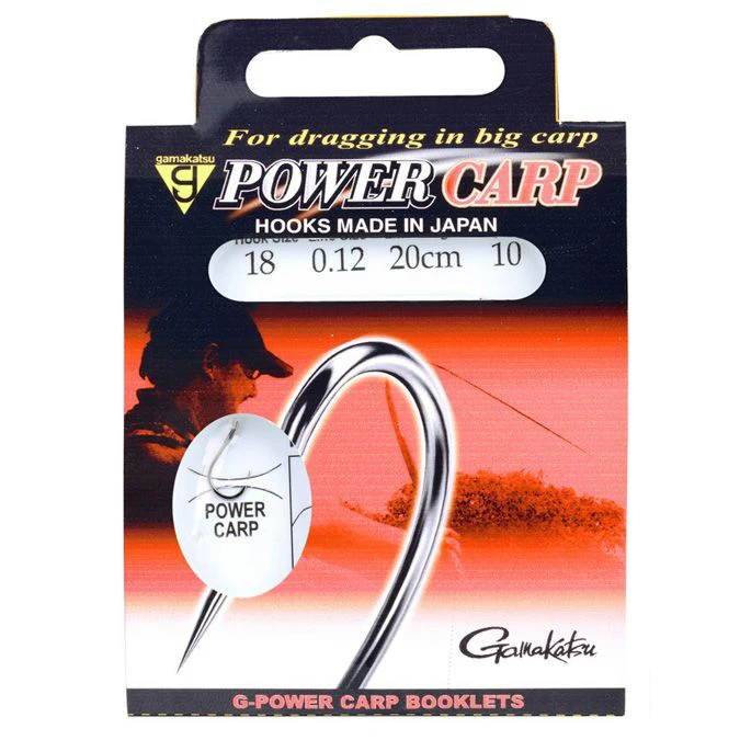 Gamakatsu Power Carp Barbless #18 (0,12mm) 3 Gamakatsu Power Carp Barbless #18 (0,12mm)