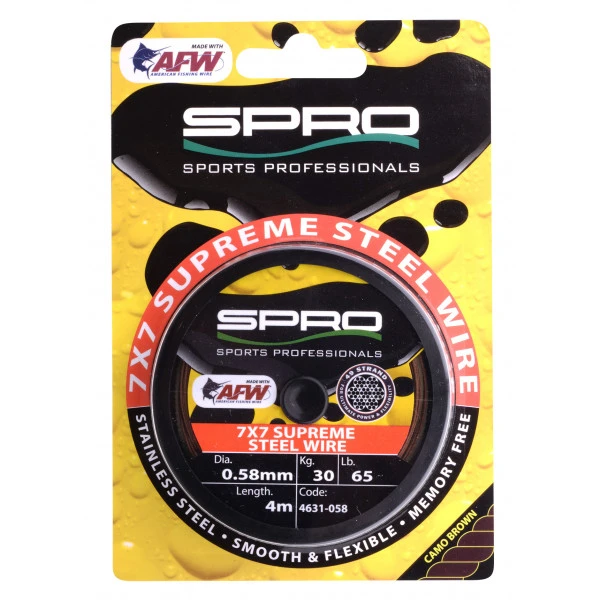 Spro 7x7 Supreme Steel Wire 0,46mm 18kg (4m) 7 Spro 7x7 Supreme Steel Wire 0,46mm 18kg (4m) - Afbeelding 5