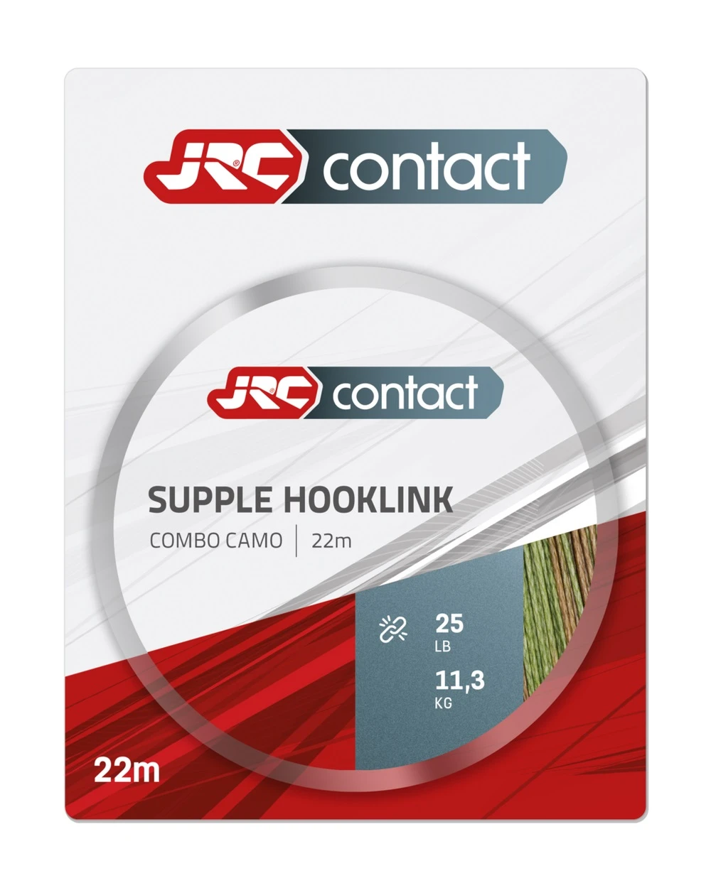 JRC Contact Supple Hooklink Combo Camo (22m) 25lb 4 JRC Contact Supple Hooklink Combo Camo (22m) 25lb - Afbeelding 2