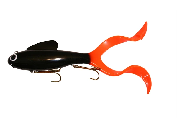 Musky Innovations Live Action Mojoe Black/Orange 3 Musky Innovations Live Action Mojoe Black/Orange