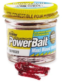 Berkley Powerbait Micro Blood Worms Red (55st) -Vissen Kortingswinkel d9a71c14a425c7b0
