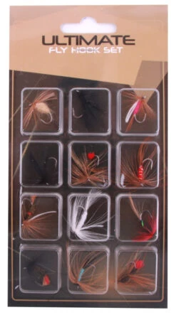Ultimate Fly Set, 12 Kunstvliegen! -Vissen Kortingswinkel dd939eec89262085