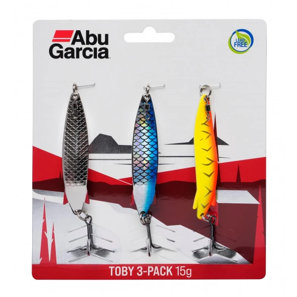 Abu Garcia Toby 3 Pack 9cm (18g) 3 Abu Garcia Toby 3 Pack 9cm (18g)