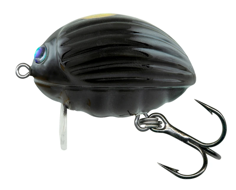 Salmo Lil' Bug 2cm Floating Black Bug 3 Salmo Lil' Bug 2cm Floating Black Bug